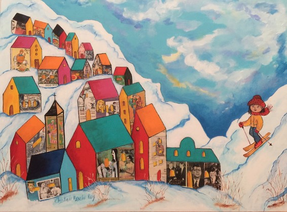 Je descends au village